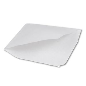 Burger-T&uuml;te aus Papier, weiss 160 x 160 mm