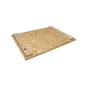 Holzdeckel 795 x 595 x 12 mm, OSB geschlossen, f&uuml;r Halbpalette