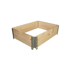 Aufsteckrahmen klappbar 600 x 800 x 200 mm, IPPC, f&uuml;r Halbpalette