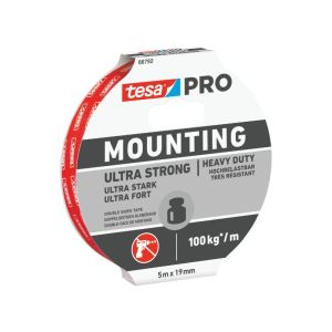 PRO Mounting ULTRA STRONG tesa 66792 19 mm x 5 m weiss