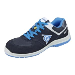 Sicherheitsschuhe DUNLOP WORKS SWORD EVO BLUE S3, schwarz/blau, metallfrei mit ESD-Ausstattung, Grösse 44