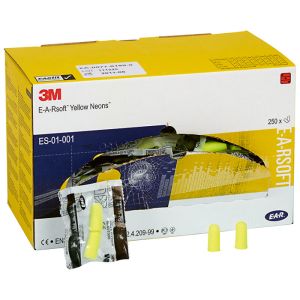 Geh&ouml;rschutzst&ouml;psel 3M EARSOFT NEONS &ndash; 250 Paar, SNR 34 dB