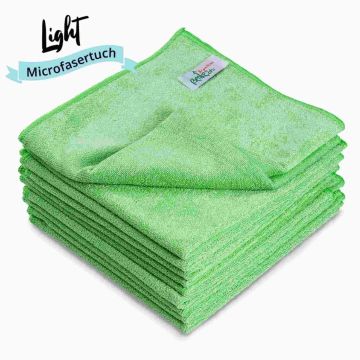 Mikrofasertücher Light, 38 × 38 cm, universell, grün