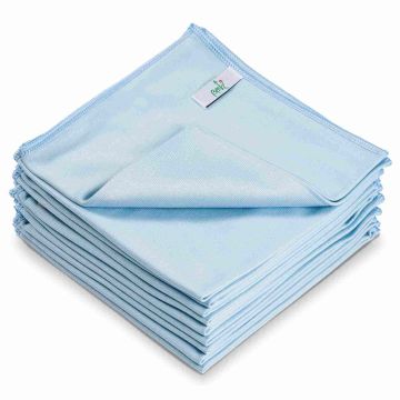 Fenstertücher, 40 × 40 cm, Mikrofaser, blau