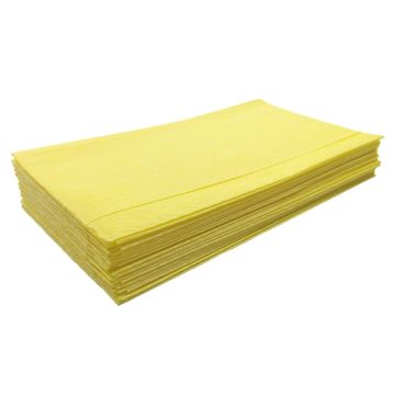 Staubbindetücher, 30 × 60 cm, imprägniert, gelb