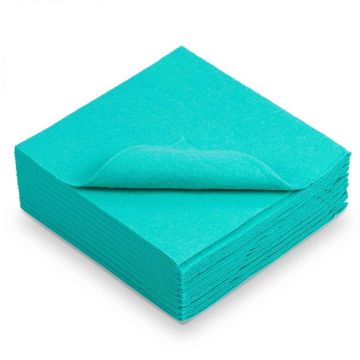 Allzwecktücher aus Vlies, 38 x 38 cm, saugstark & reissfest, grün