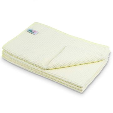 Geschirrtücher aus Mikrofaser, 40 x 60 cm, Waffelstruktur & fusselfrei, gelb