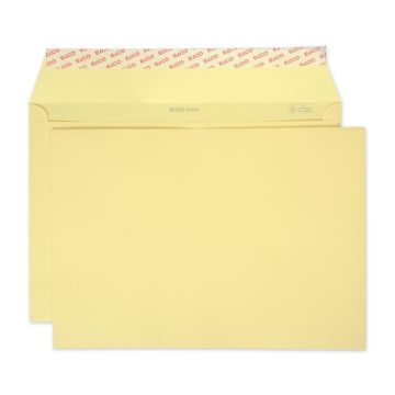 Couvert, ELCO Color, C4 (229 × 324 mm), ohne Fenster, selbstklebend mit Abziehstreifen, 120 g/m², chamois