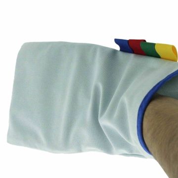 Fenstertuch, 25.5 × 13.5 cm, Mikrofaserhandschuh, mehrfarbig