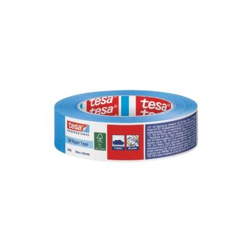 Papier-Abdeckband UV tesa 4435 38 mm blau