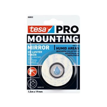 PRO Mounting Spiegel tesa 66952 19 mm x 1.5 m weiss