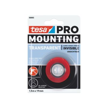 PRO Mounting Transparent tesa 66965 19 mm x 1.5 m