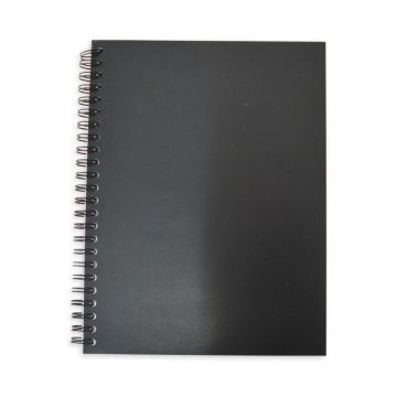 Collegeblock, ELCO, A5 (148 x 210 mm), kariert, 4-fach Lochung, 80g/m2, schwarz