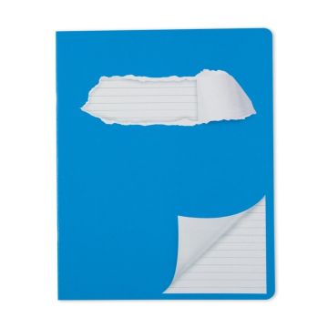 Schulheft, ELCO, 175 x 220 mm, liniert 9 mm, 90g/m2, blau