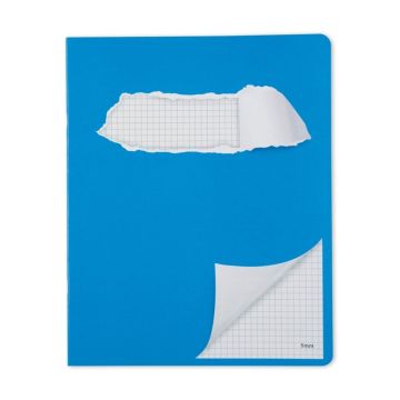 Schulheft, ELCO, 175 x 220 mm, kariert 5 mm, 90g/m2, blau