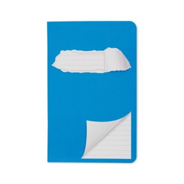 Schulheft, ELCO, 110 x 175 mm, liniert 7 mm, 90g/m2, blau