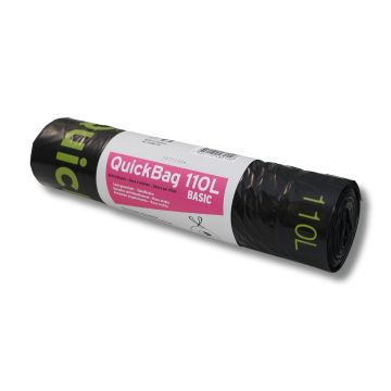 Kehrichtsäcke 110 Liter, Zugband, neutral lose, Rolle à 10 Säcke