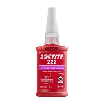 Schraubensicherung LOCTITE 222, Flasche 50 ml / 53.1 g