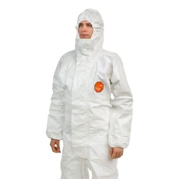 Einwegoverall TYCHEM 4000 S, weiss, flüssigkeitsdicht, Grösse M