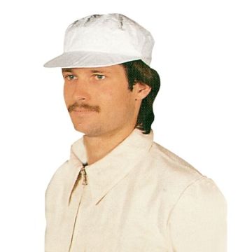Arbeitsmütze TYVEK, weiss, mit Schirmchen, Einheitsgrösse