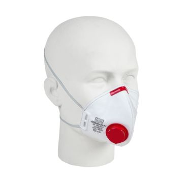 FFP3 Maske MSA AFFINITY 2131, weiss, faltbar mit Seitenventil, 15 g