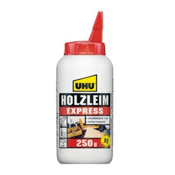 Holzleim UHU D2 Express, Flasche 250 g