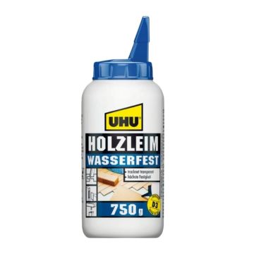 Holzleim UHU D3 wasserfest, Flasche 750 g